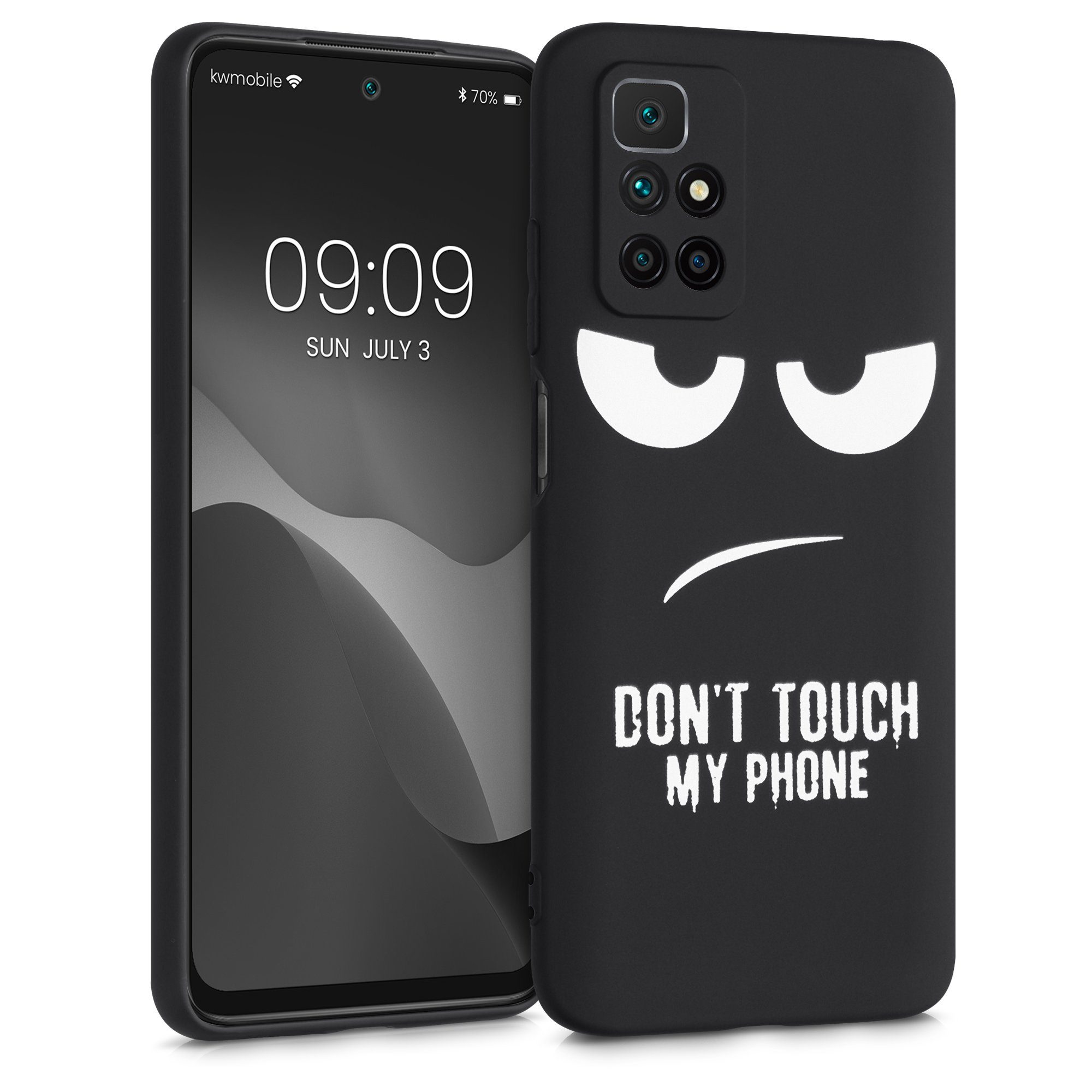 kwmobile Handyhülle Hülle für Xiaomi Redmi 10 (2021 / 2022), Handyhülle Silikon Case