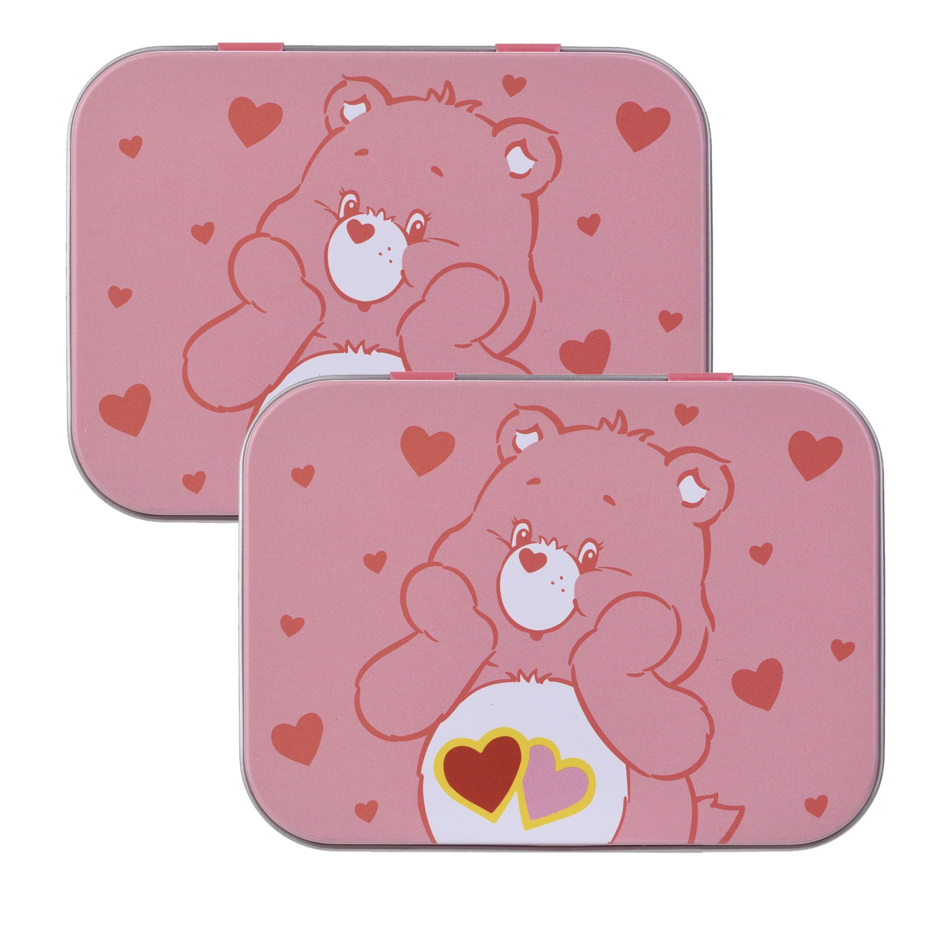 HF Home Flair Wundpflaster Glücksbärchis Rosa Kinder Pflaster-Box mit 24 bunten Motiv-Pflastern (2 St), Motiv: Glücksbärchis, rosa