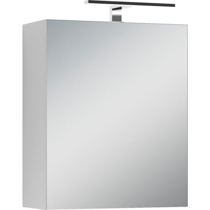 Homexperts Spiegelschrank Salsa Breite 50 cm mit LED-Beleuchtung & Schalter-/Steckdosenbox