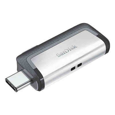 Sandisk Ultra Dual USB Type-C USB-Stick (Lesegeschwindigkeit 150 MB/s, mit Typ-C Anschluss)