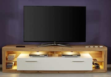 INOSIGN Lowboard Gwendolyn (1 St), TV Schrank,weiße Hochglanzfronten, TV Board 1 Klappe, 4 Fächer