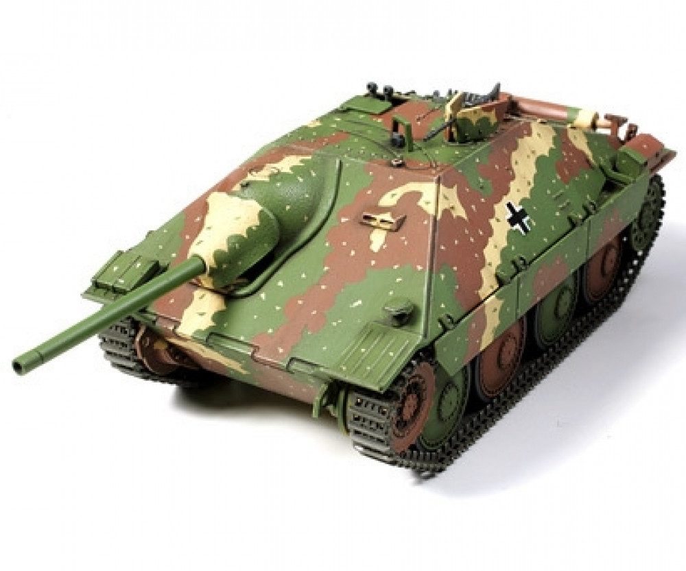 Tamiya Modellbausatz Tamiya WWII Jagdpanzer 38t Hetzer Mit. Pro. 1:48 Plastik Modellbau Mil