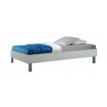 Wimex Einzelbett K25-290+K33-845 Easy Beds weiss matt Bett Kinderbett Jugendbett Gästebett Futonbett ca. 120x200 cm