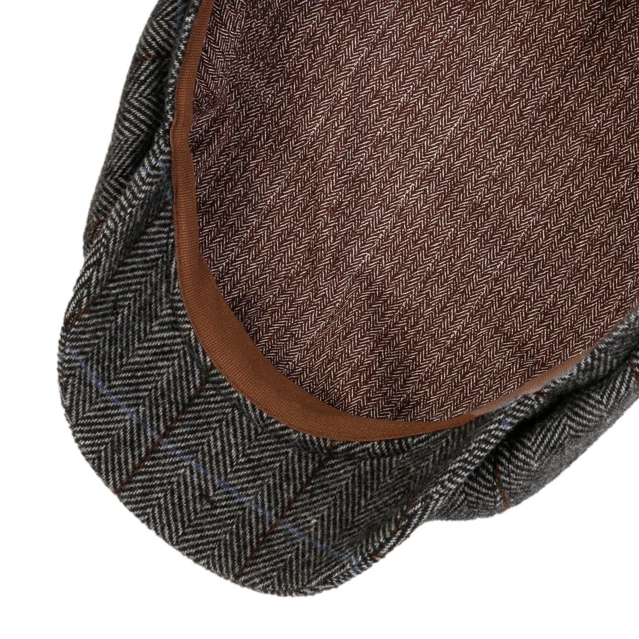 Stetson Flat Cap (1-St) Schirmmütze mit Schirm, Made in the EU