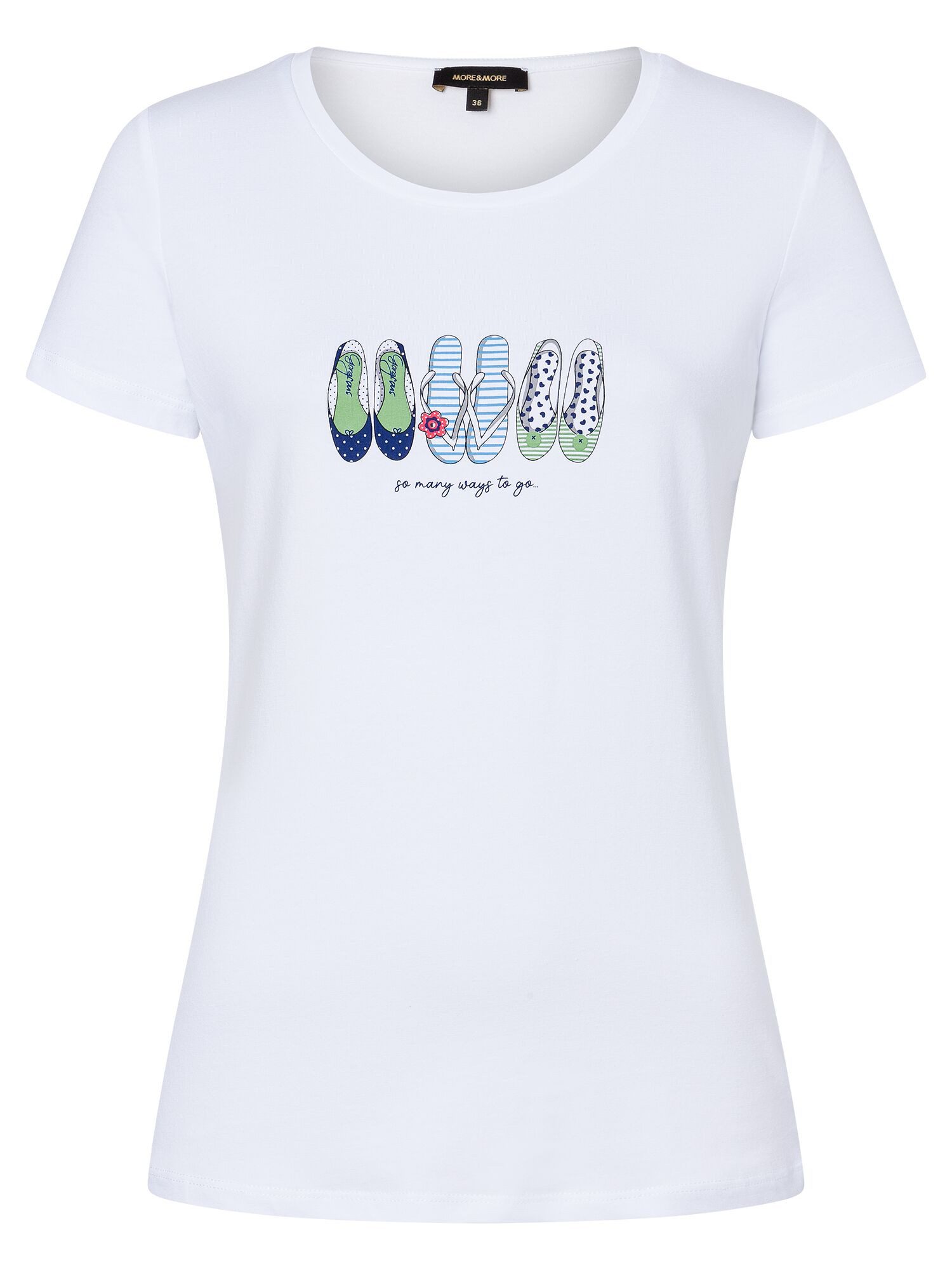 MORE&MORE Kurzarmshirt Kurzarmshirt