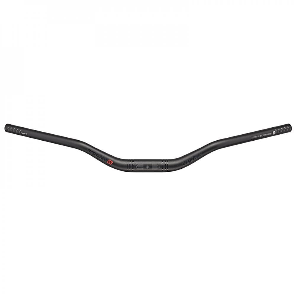 Ergotec Fahrradlenker ergotec Riser Bar 50 Comfort Lenker 720 mm 31,8 mm Schwarz - Ergonomis