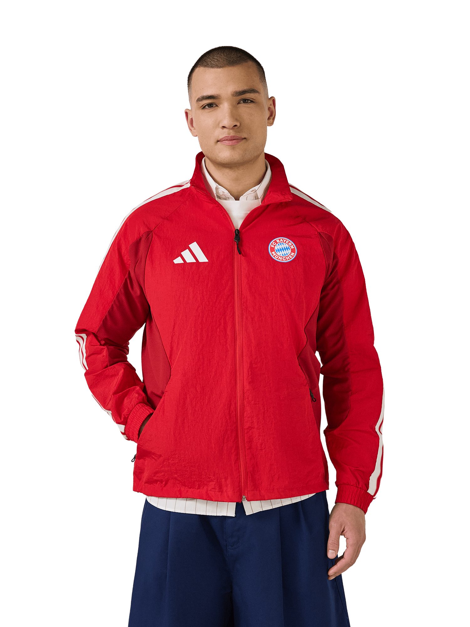 adidas performance Trainingsjacke FC Bayern München, Anthem Jacket Home 26-27, Herren, Rot