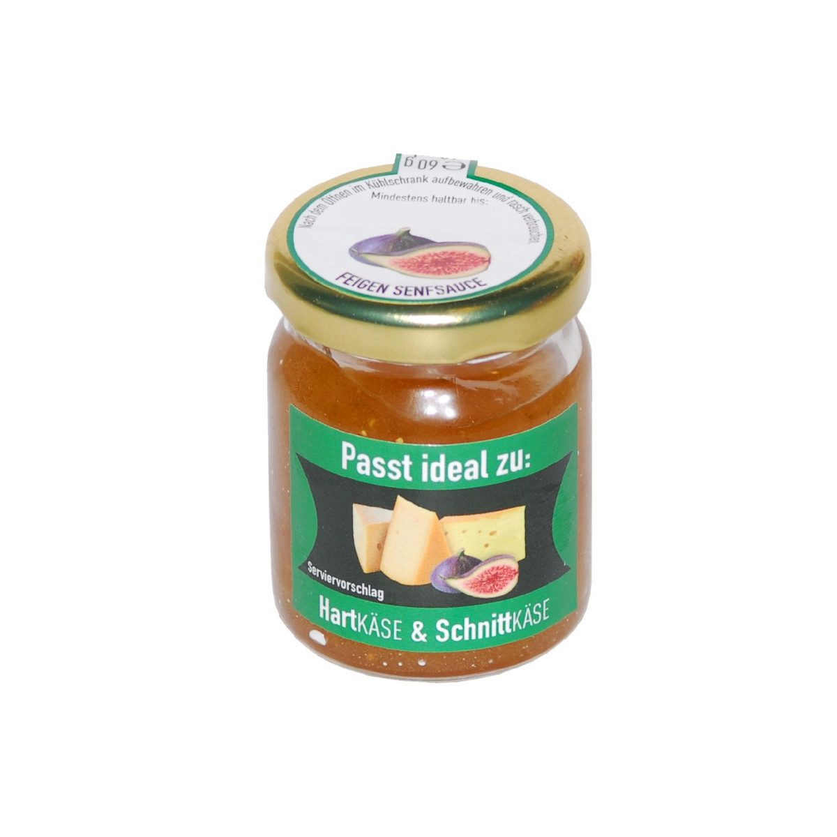 Ruwisch & Zuck Saucen, Ruwisch & Zuck Feigen Senfsauce Süßlich scharf würzig Glas 60g