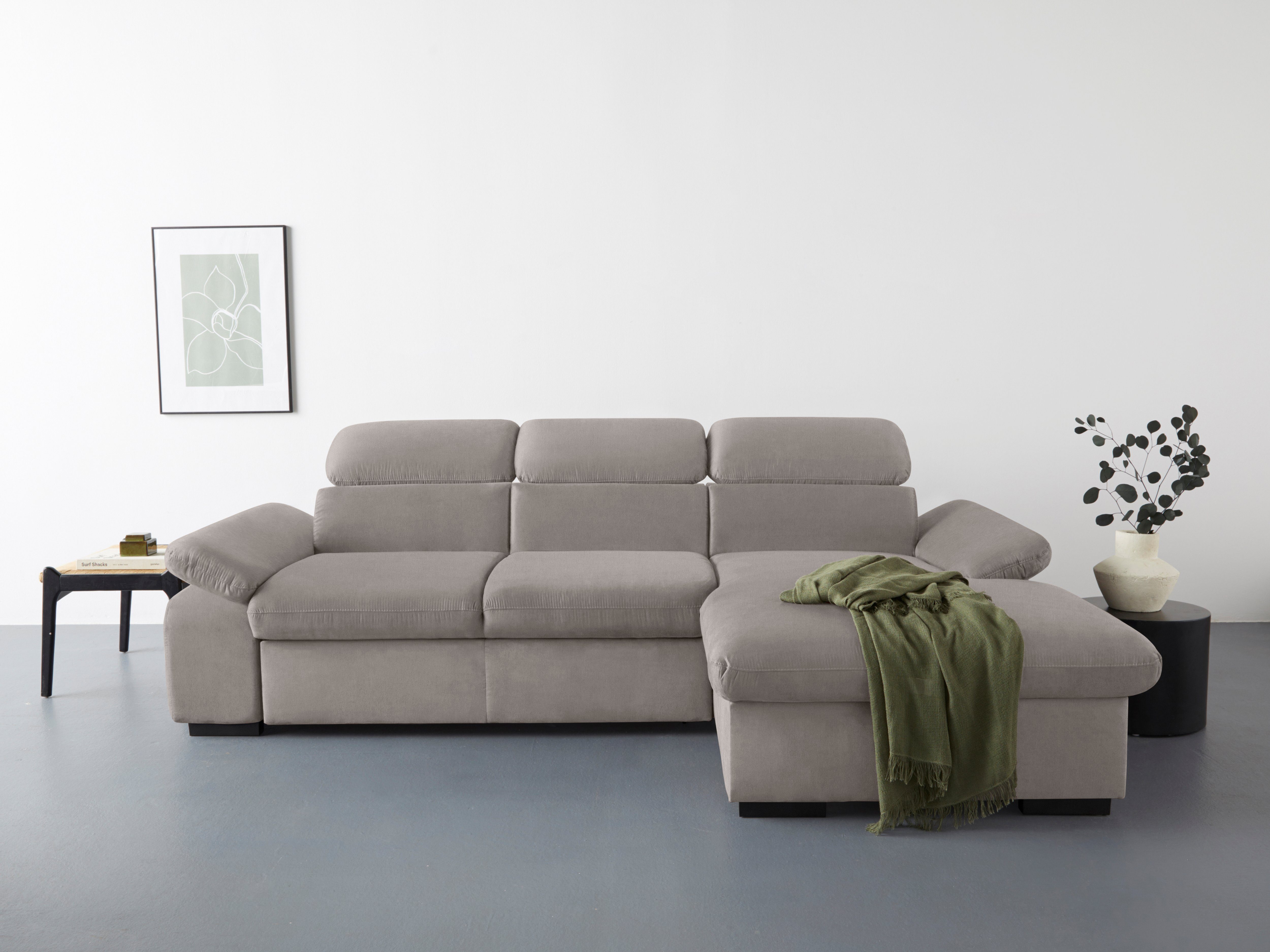 COTTA Ecksofa Lola L-Form mit Kopfteilfunktion günstig online kaufen