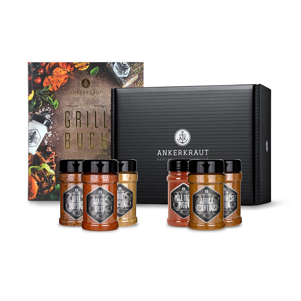Ankerkraut Gewürz Grillbuch Set, Grillbuch Set