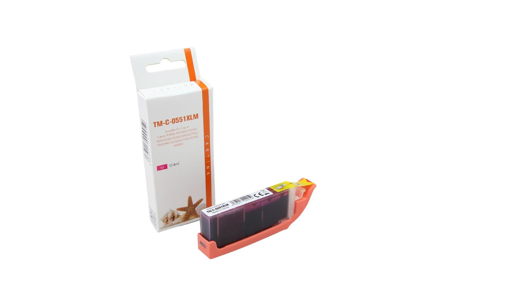 Supplies Germany CLI-551 MXL / 6445B001 Tintenpatrone (1-tlg., Tintenpatrone magenta High-Capacity magenta)