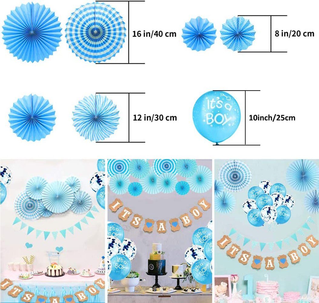 Party Baby Dekoration GelldG Rosa Luftballons 10 Dekokugel mit