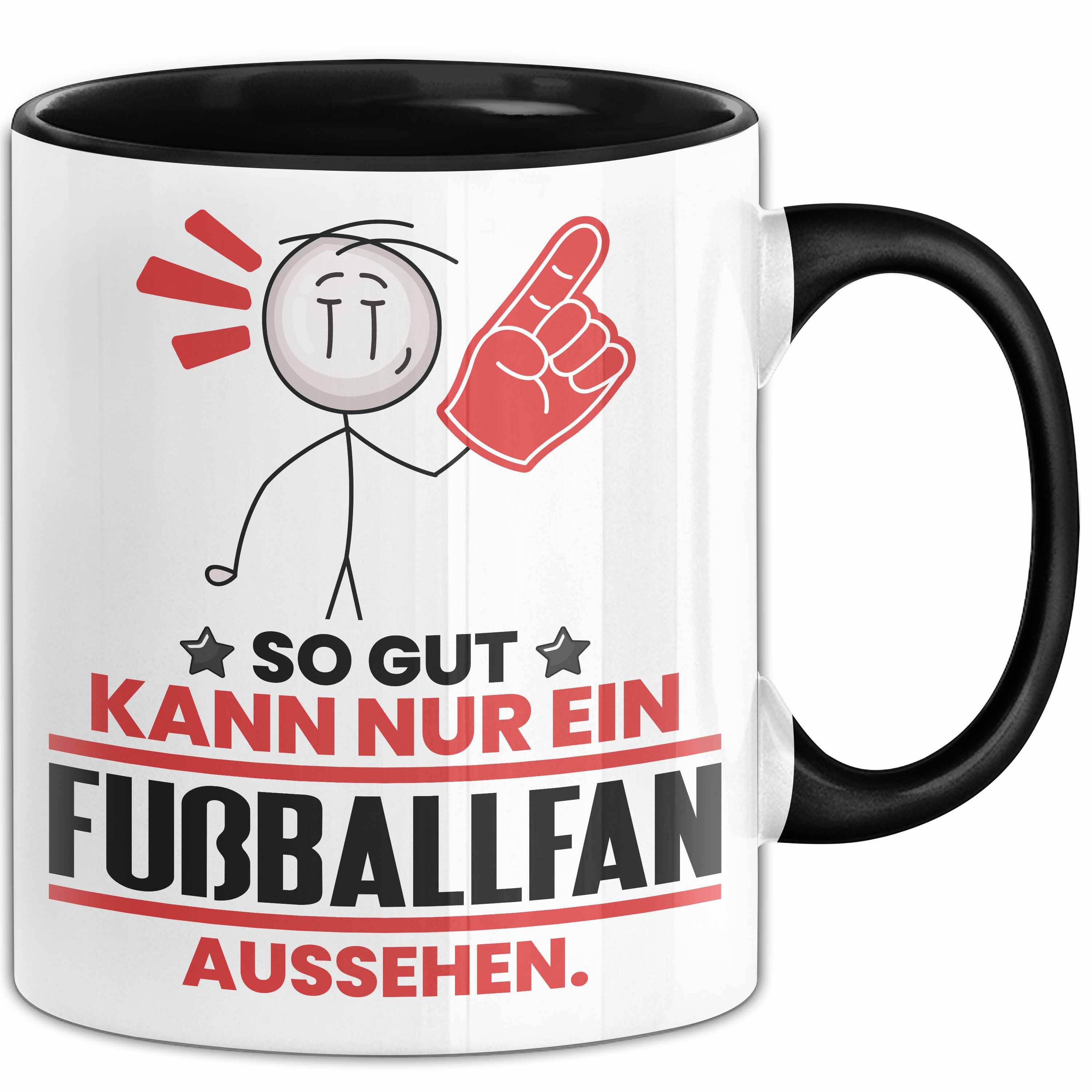 Trendation Tasse Fußballfan Geschenk Tasse So Gut Kann Nur Ein Fußballfan Aussehen Gesc, Keramik