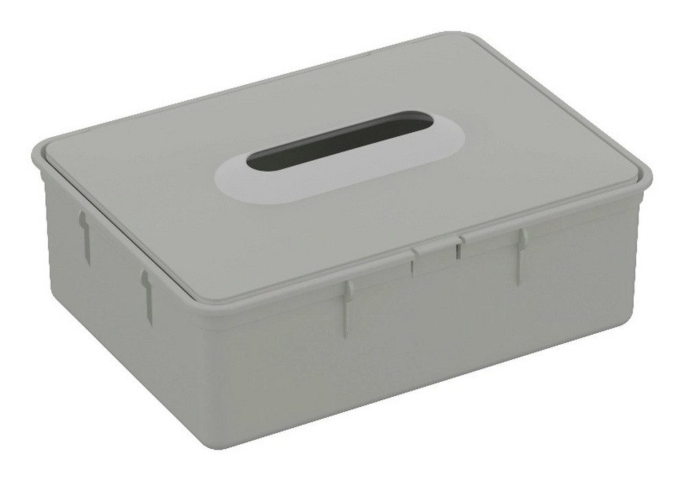 Keuco Feuchttücherbox Plan, Kunststoff-Einsatz für Feuchtpapierbox 14967 - Lichtgrau