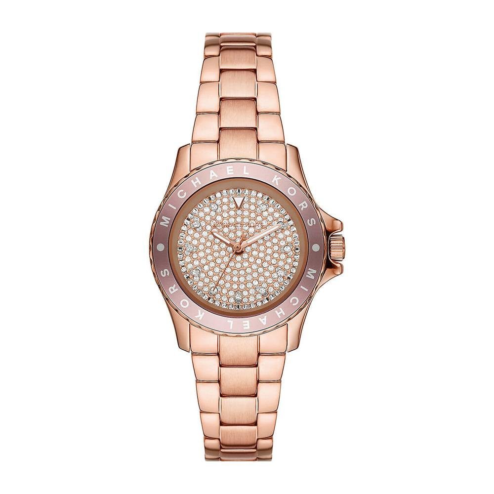 MICHAEL KORS Quarzuhr Uhr Kenley für Damen von Michael Kors aus Edelstahl, rosévergoldet