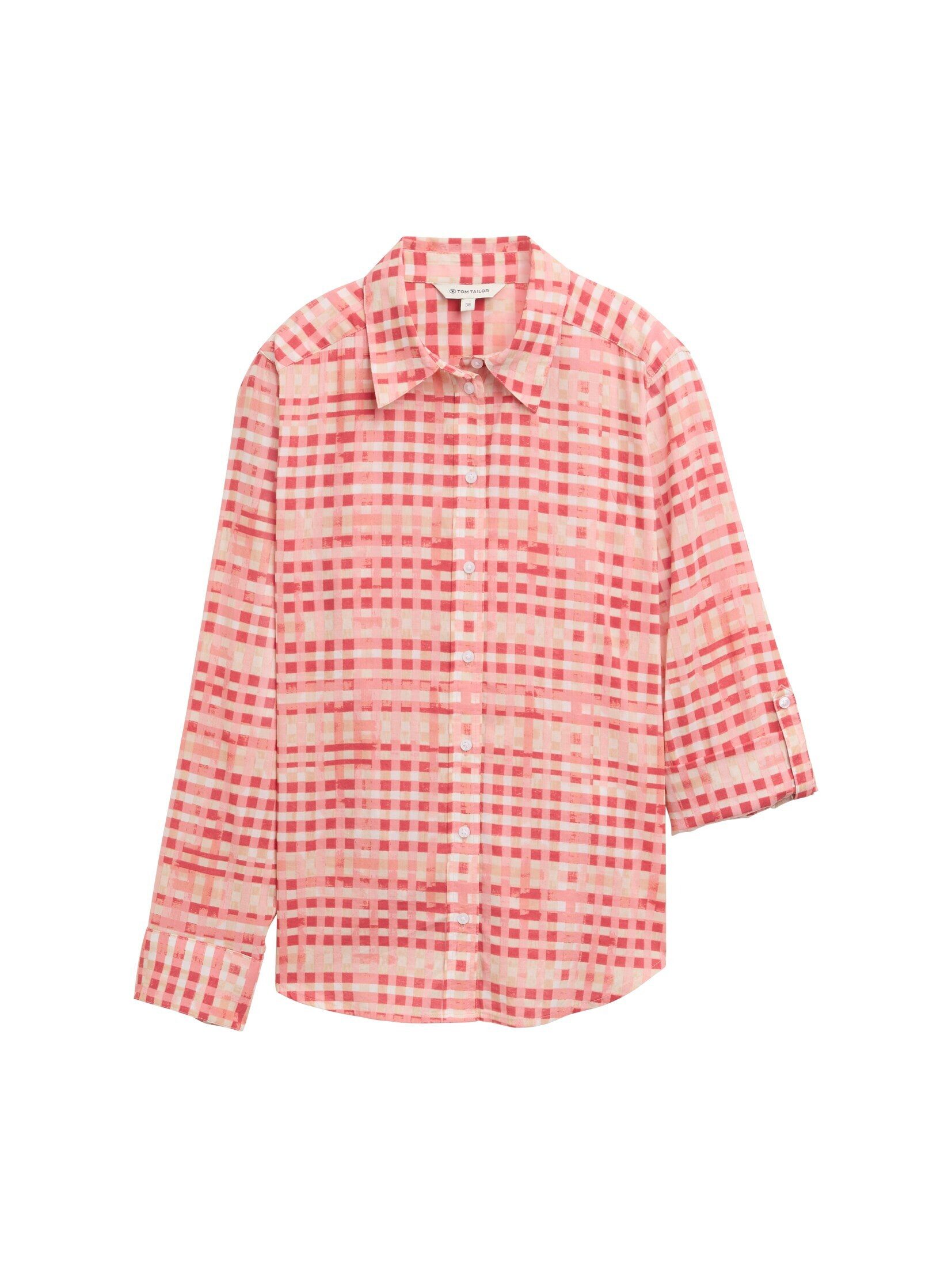 TOM TAILOR Langarmbluse Bluse mit Muster günstig online kaufen