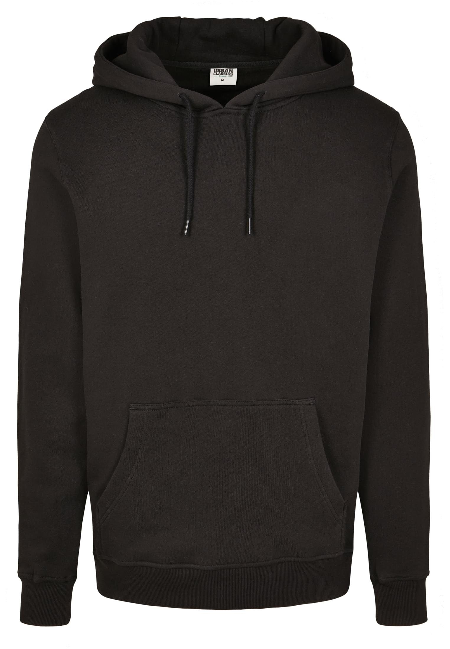 Hoody black Sweater (1-tlg) CLASSICS URBAN Herren Basic Organic