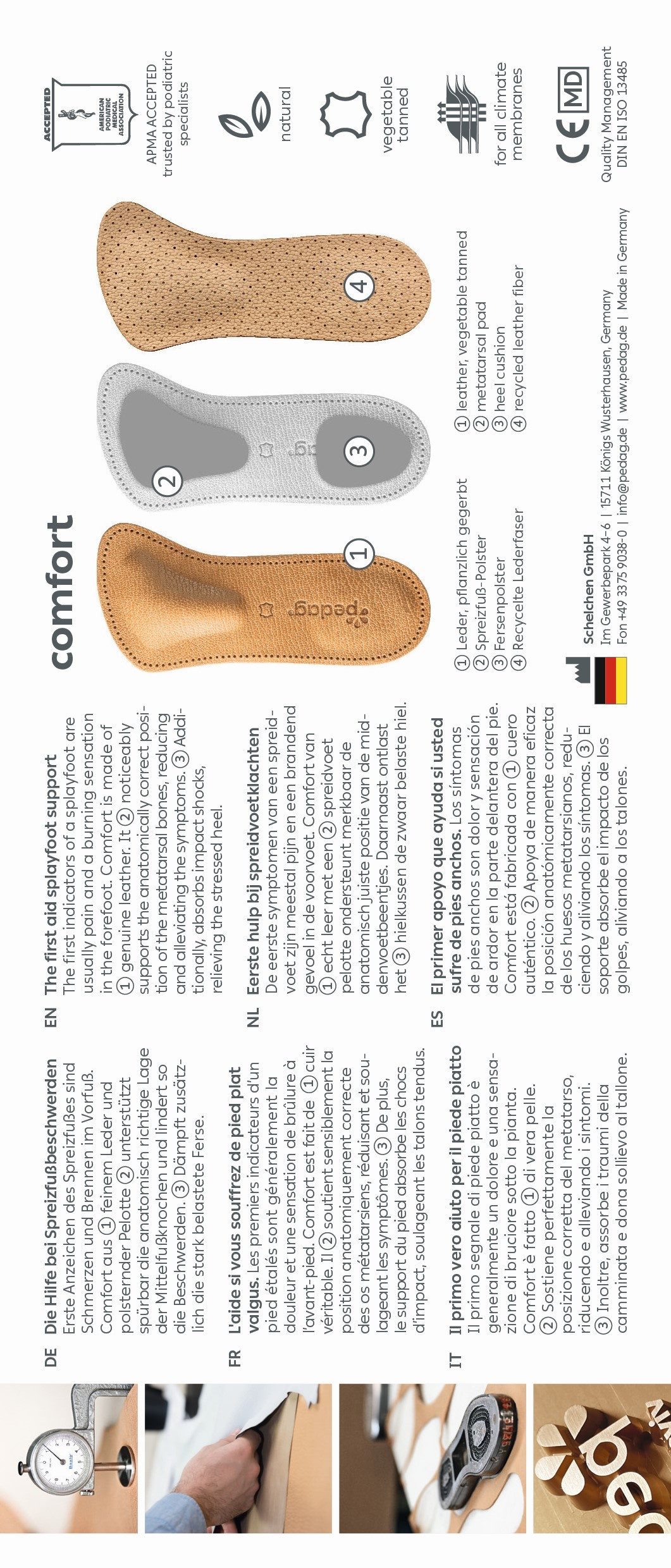 Pedag Spreizfußpolster Comfort - Spreizfuß Einlage – Bild 3 von 4