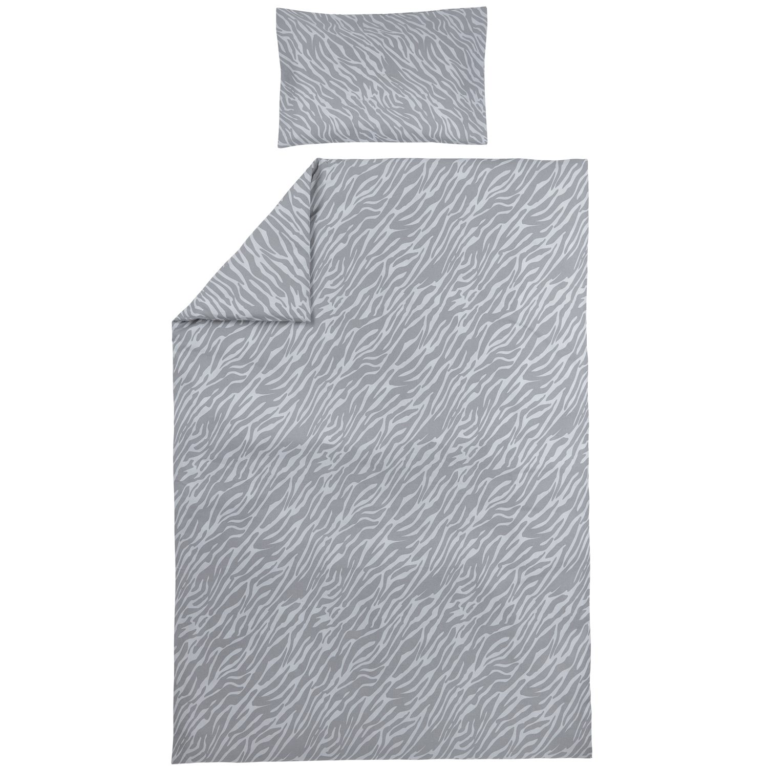 Bettbezug Zebra Grey