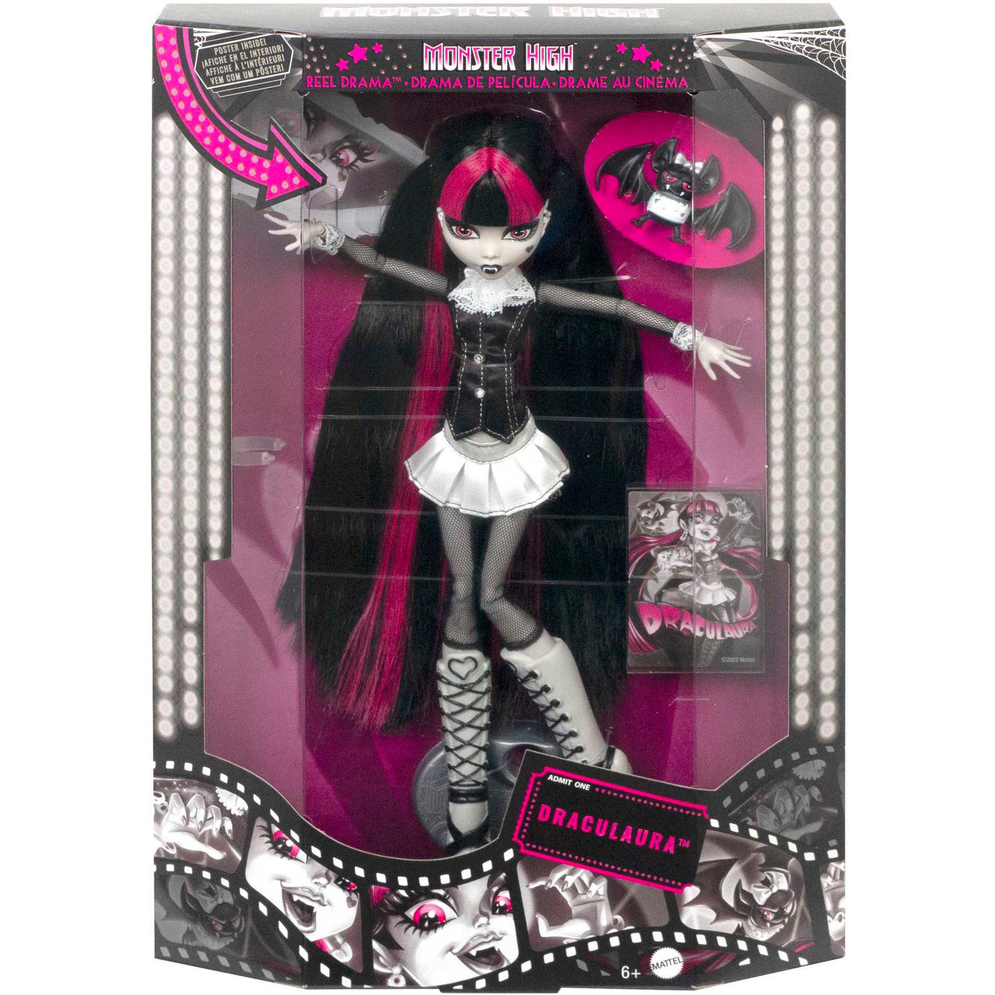 Monster High Babypuppe Mattel Monster High B&W Draculaura, Puppe