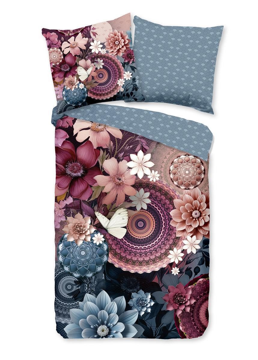 hip Bettwäsche Mako Satin Bettwäsche 200 X 200 cm + 2- 80 X 80 cm Asher bun günstig online kaufen