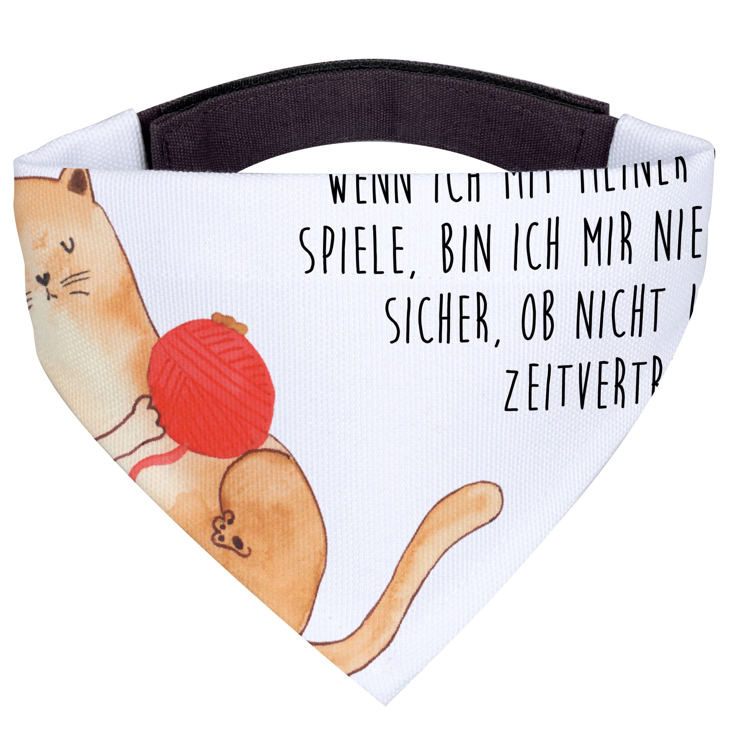 Mr. & Mrs. Panda Hundefliege Katze Wolle, Hunde Halstuch, Weiß, Halstuch Hund, Spielen, Hals Tuch, Polyester, Dreieckstuch Cat Bandana Hund