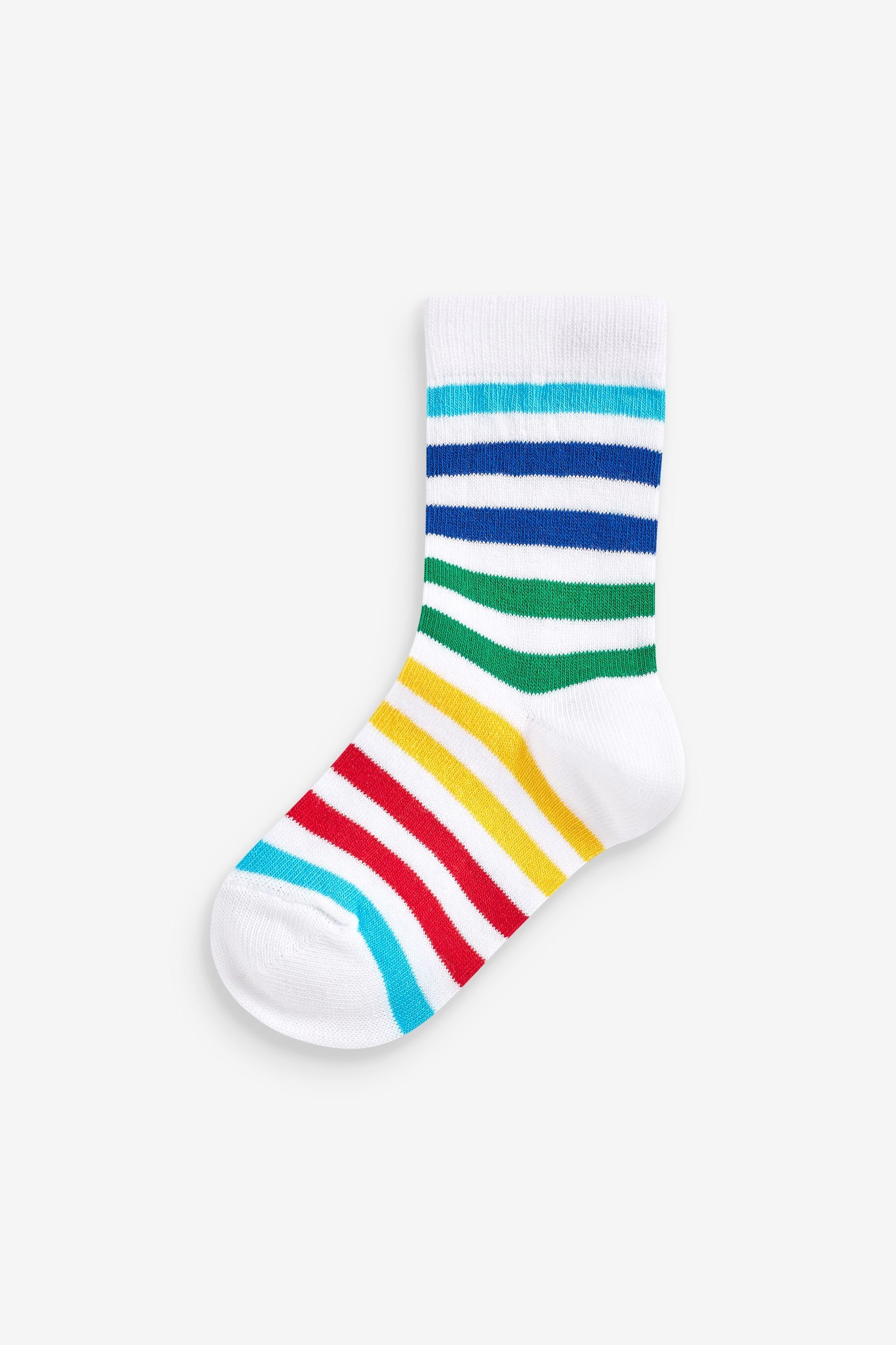 Transport (1-Paar) Next Bright mit hohem Socken 7er-Pack Kurzsocken Baumwollanteil,