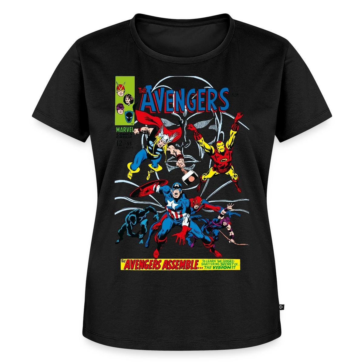 T-Shirt Avengers Comic Superhelden Assemble Frauen Premium T-Shirt