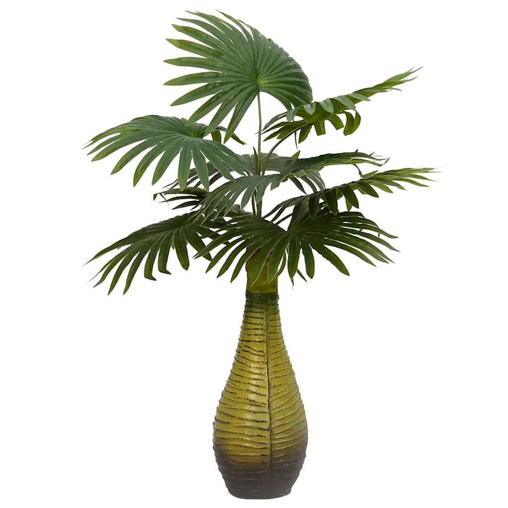 Künstliche Zimmerpflanze 65 cm Palme Künstliche Pflanzen 9 Blätter 65 cm Grün, vidaXL, Höhe 0 cm