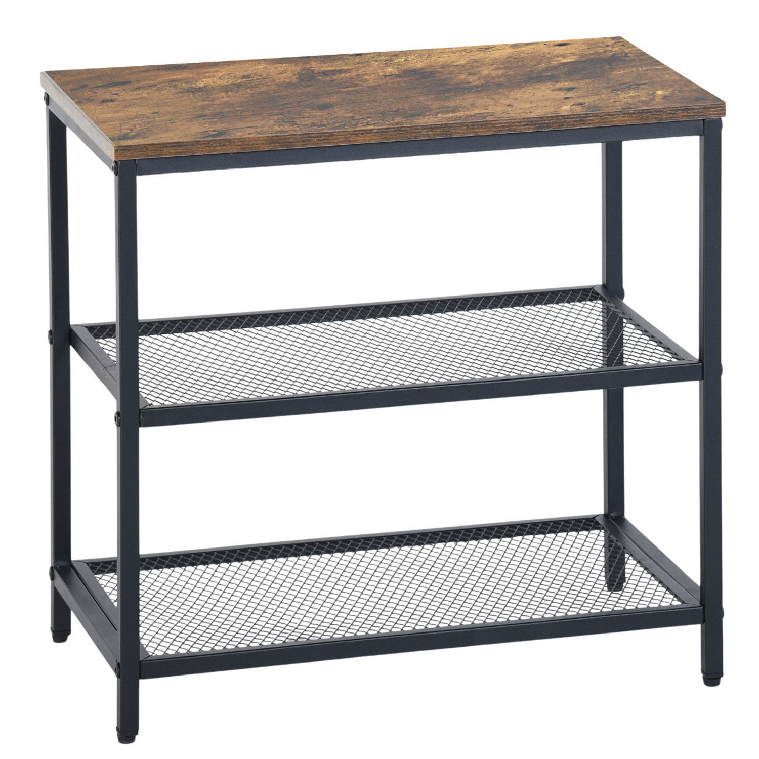 Fanttik Standregal Küchenregale,1-tlg 3 Ablagen, Metallgestell, günstig online kaufen