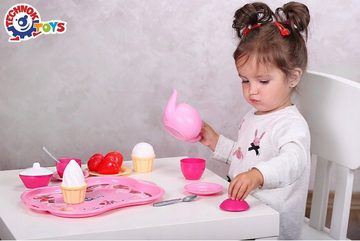 Technok Kinder-Küchenset Geschirrset mit Tablet und Teekanne für Kinder 7273, (16-tlg)
