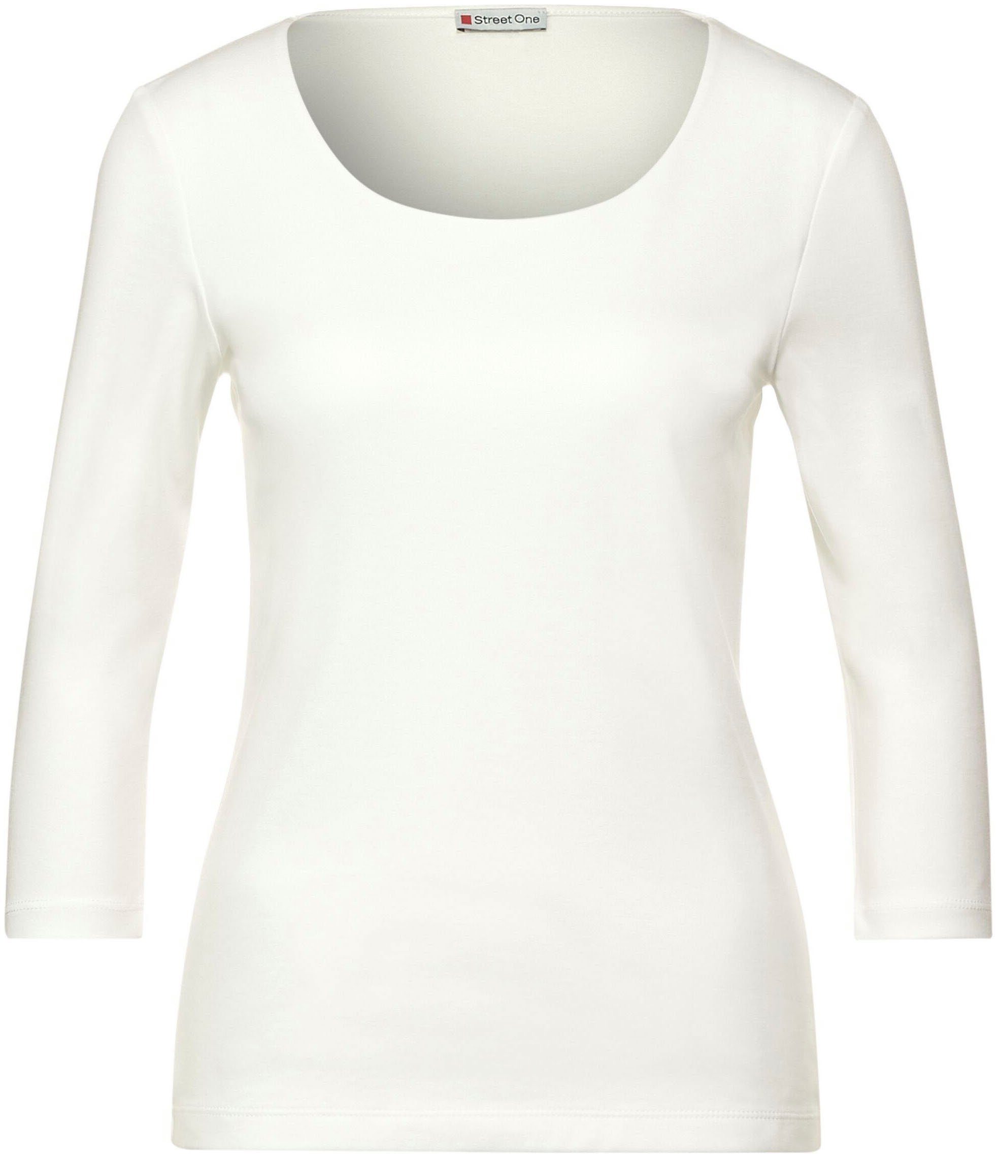 STREET ONE 3/4-Arm-Shirt Style Pania mit extra Futter an der Vorderseite – Bild 3 von 5
