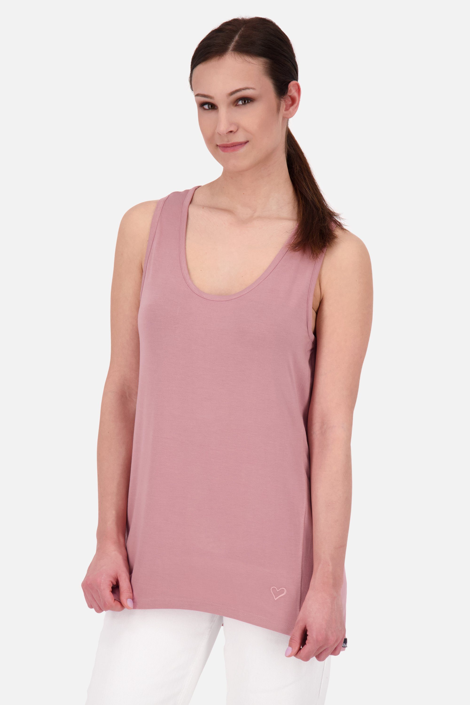 Alife & Kickin T-Shirt MedinaAK A Top Damen Tanktop, Shirt mauve | T-Shirts