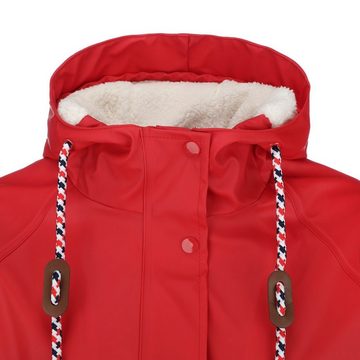 modAS Regenmantel modAS Regenjacke Damen Regenmantel aus PU