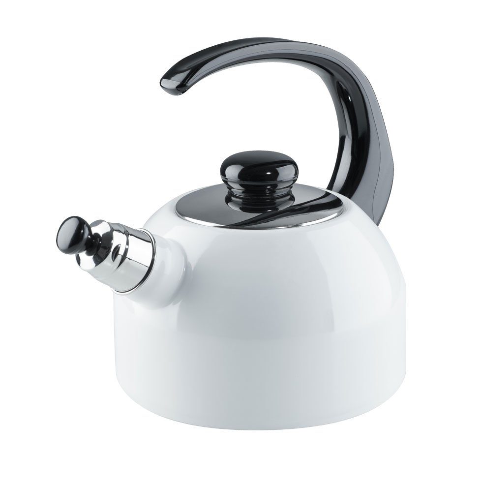 Wasserkessel / Classic 2,0 L Classic cm Riess 18 Weiss, Emaille, Emaille Glas Weiß -