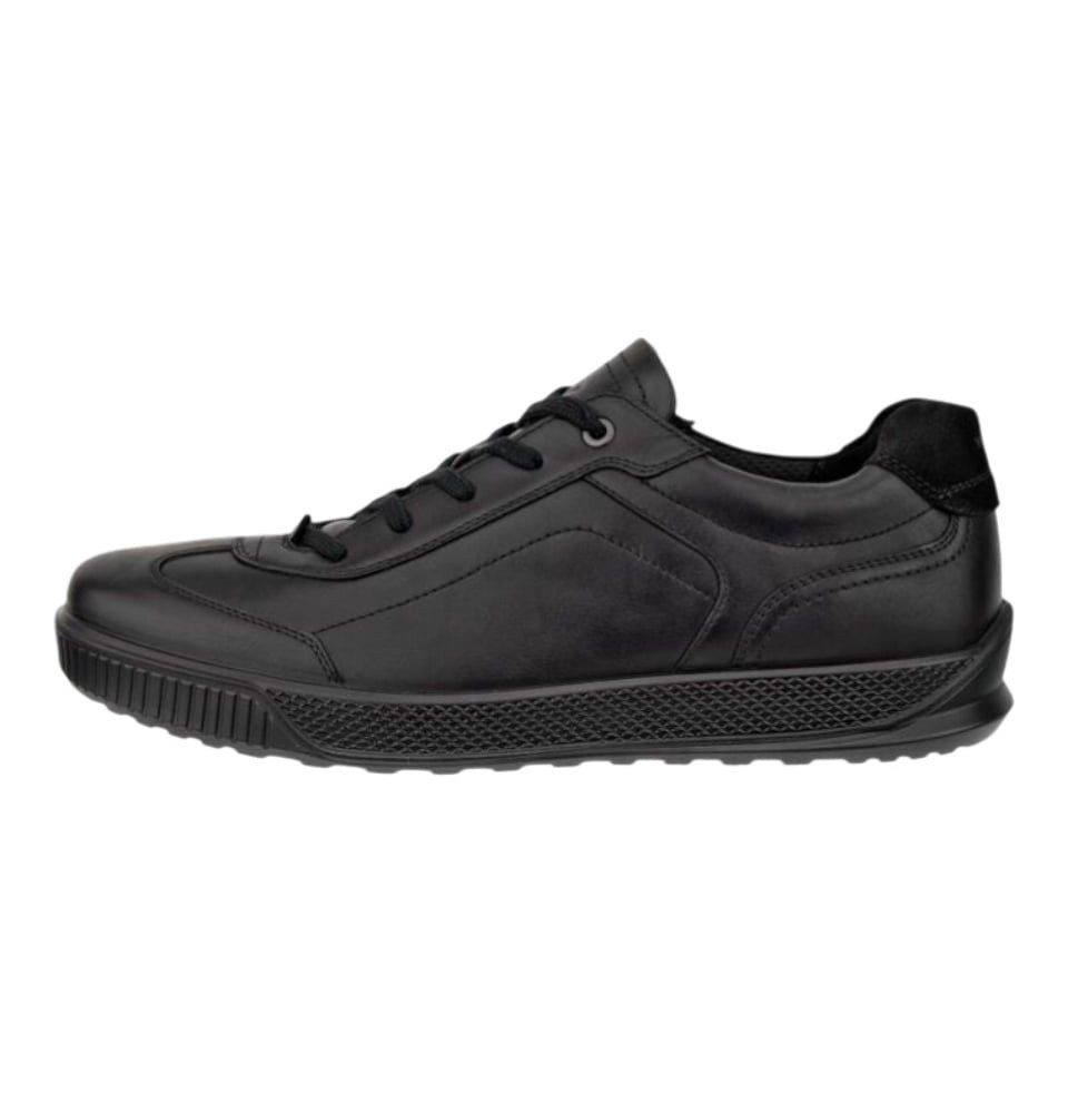 Ecco Alltag-Travelschuhe Byway (Vollnarbenleder) schwarz Herren Sneaker