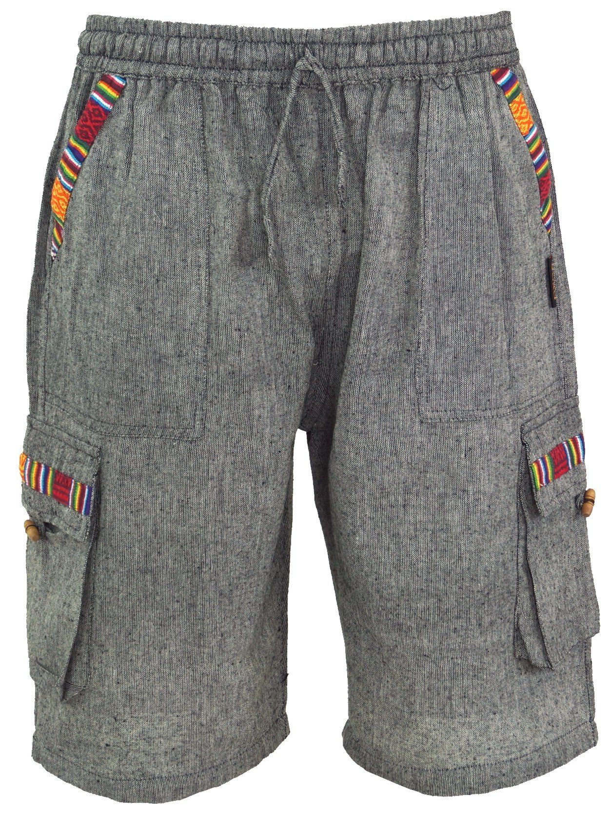 Guru-Shop Relaxhose Ethno Yogashorts im Goastyle günstig online kaufen