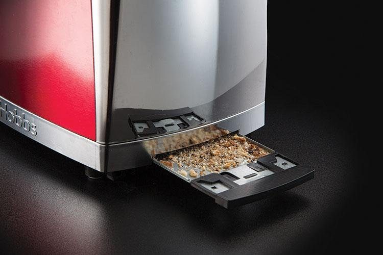 RUSSELL HOBBS Toaster Luna Solar Red 23220-56, 2 kurze Schlitze, für 2 Scheiben, 1550 W