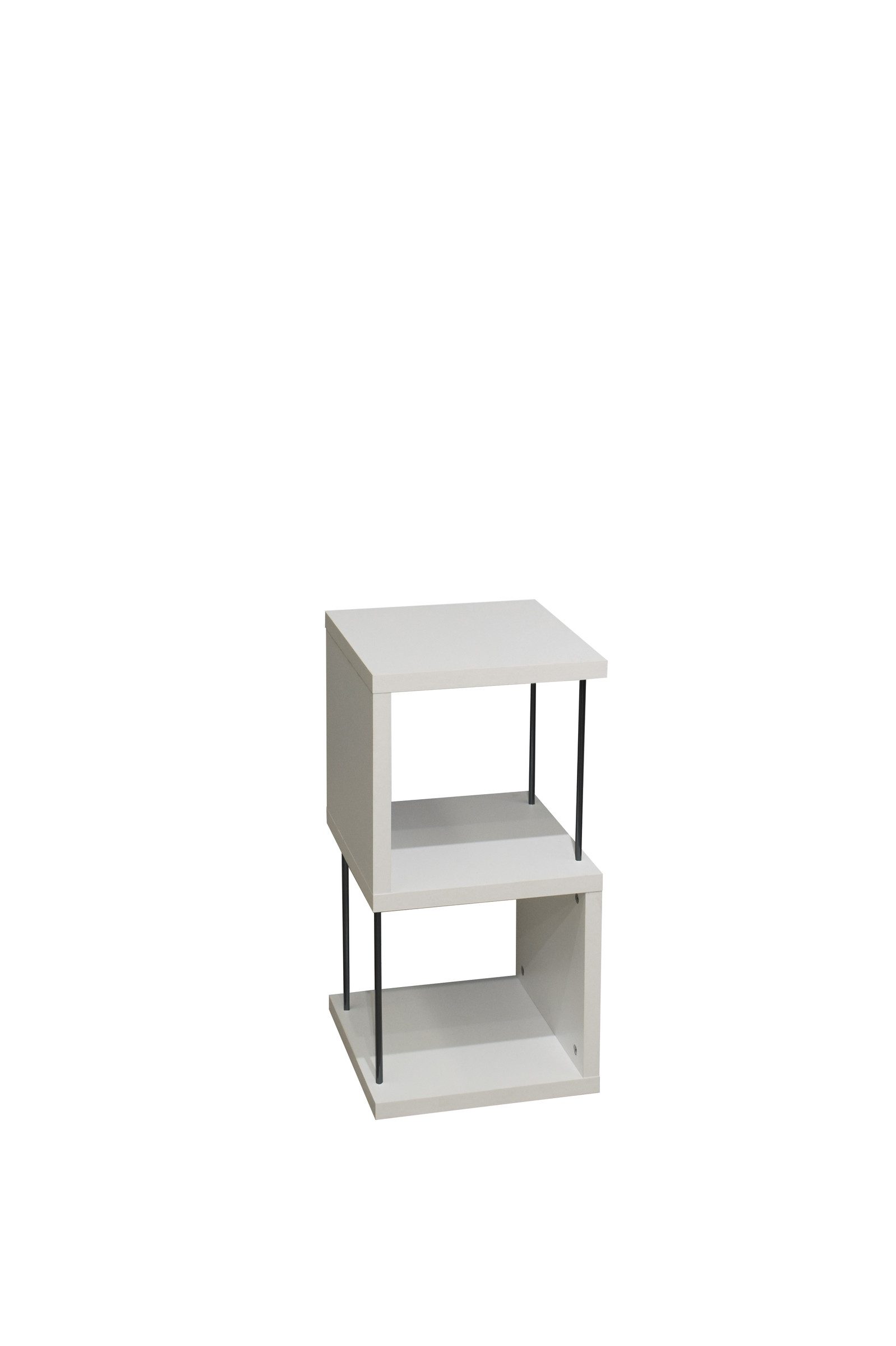 Mäusbacher Regal in weiß matt lack - 33x65x33cm (BxHxT)