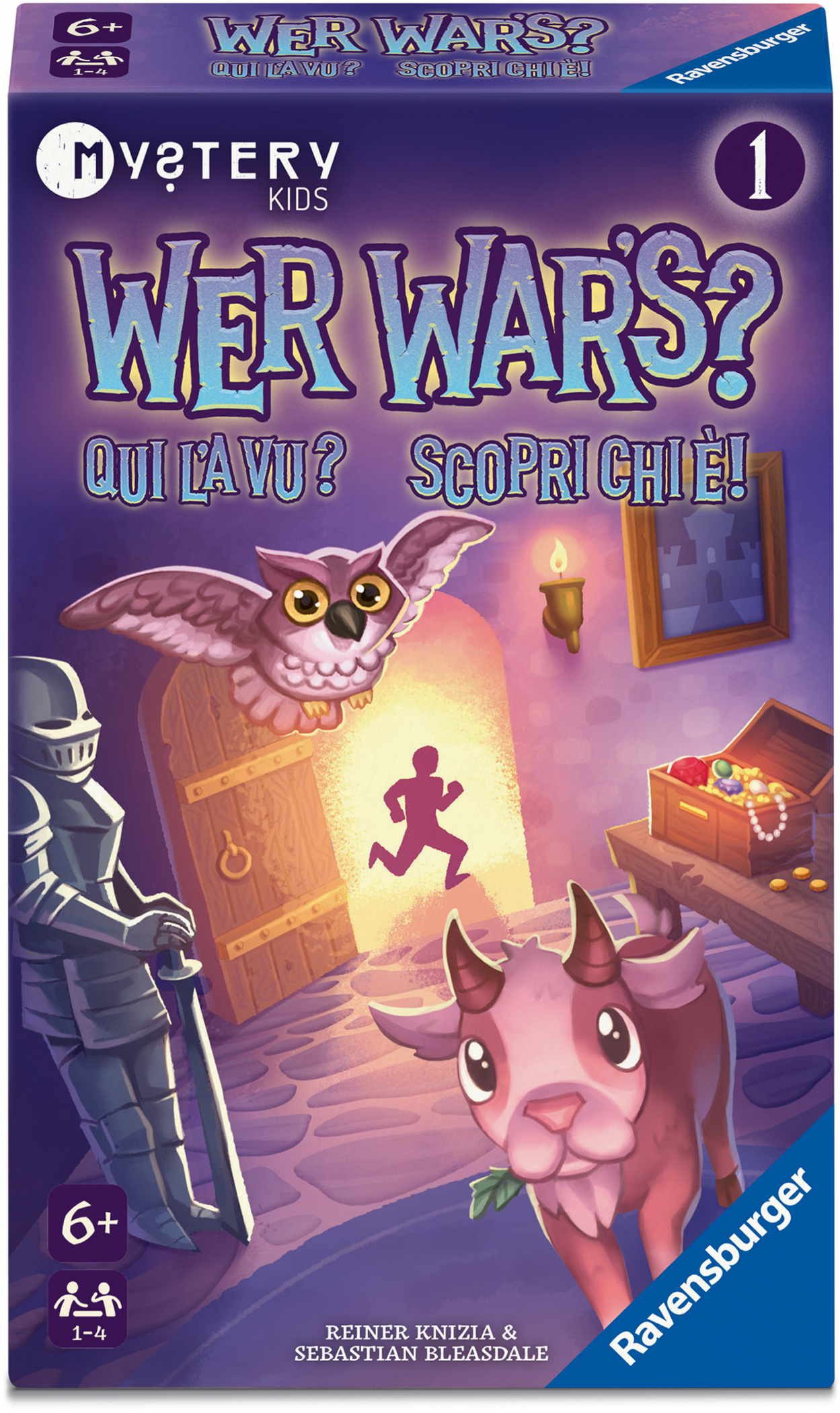 Ravensburger Spiel Reise- & Kompaktspiel Denkspiel Wer war's Kids 1 Im Schloss 24928