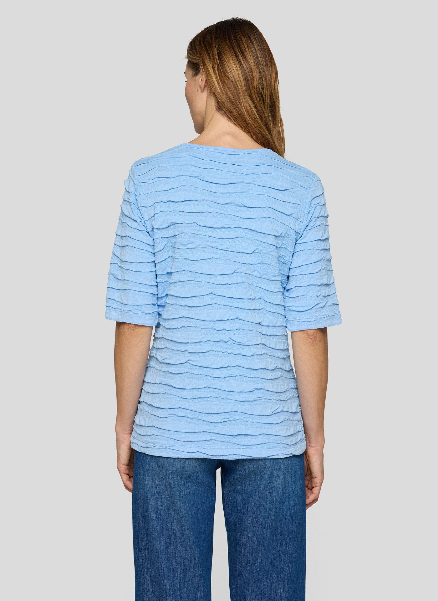 Rabe T-Shirt mit Struktur Muster