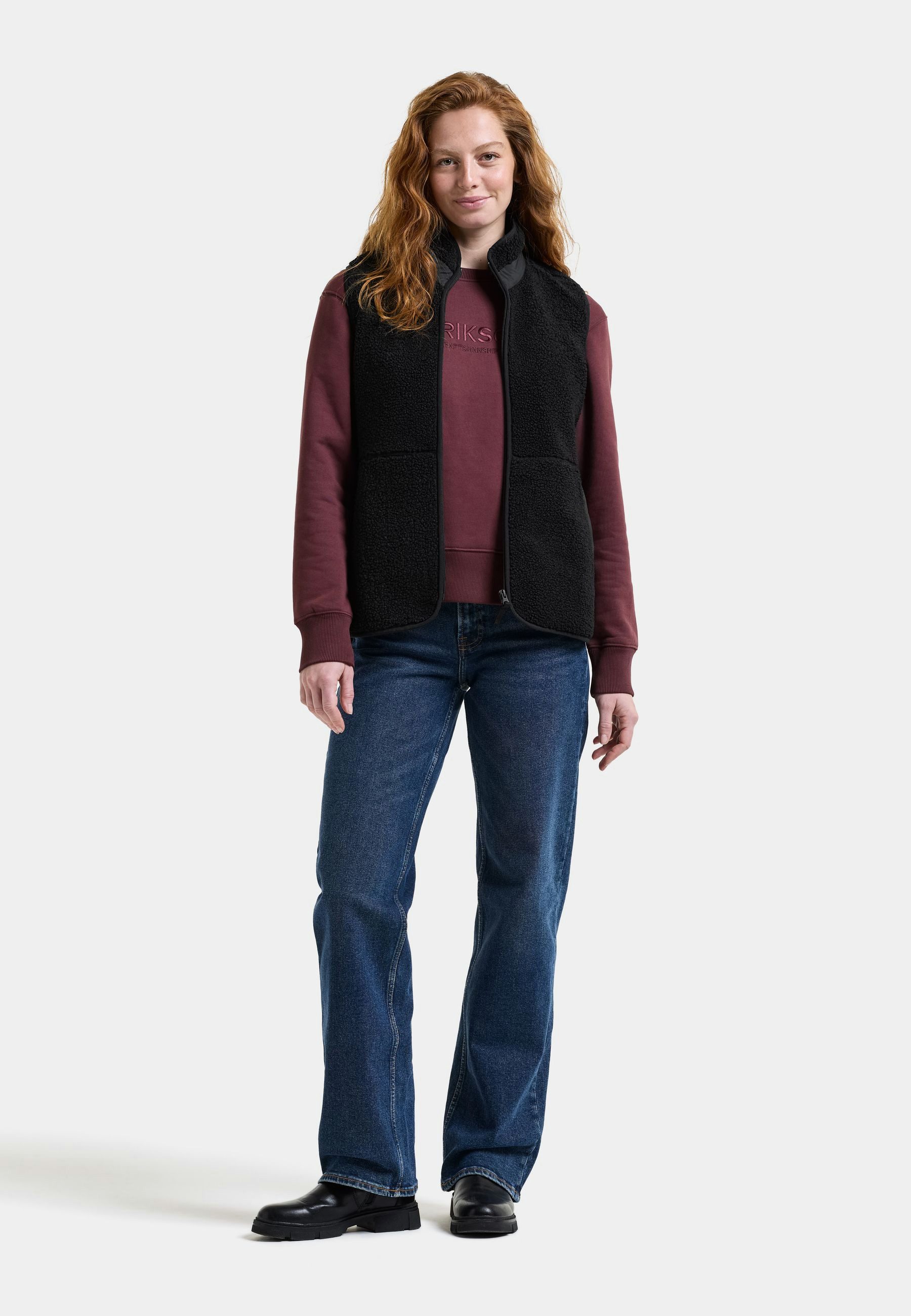 Didriksons Fleeceweste Damen Pile Teddy SIV mit Taschen – Bild 2 von 5