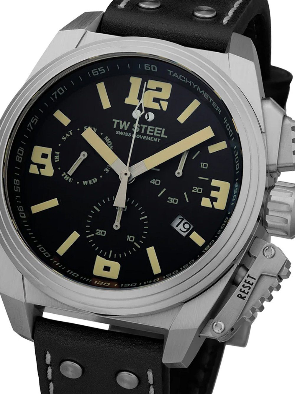 TW Steel Chronograph TW-Steel TW1111 Canteen Chronograph Herrenuhr 46mm