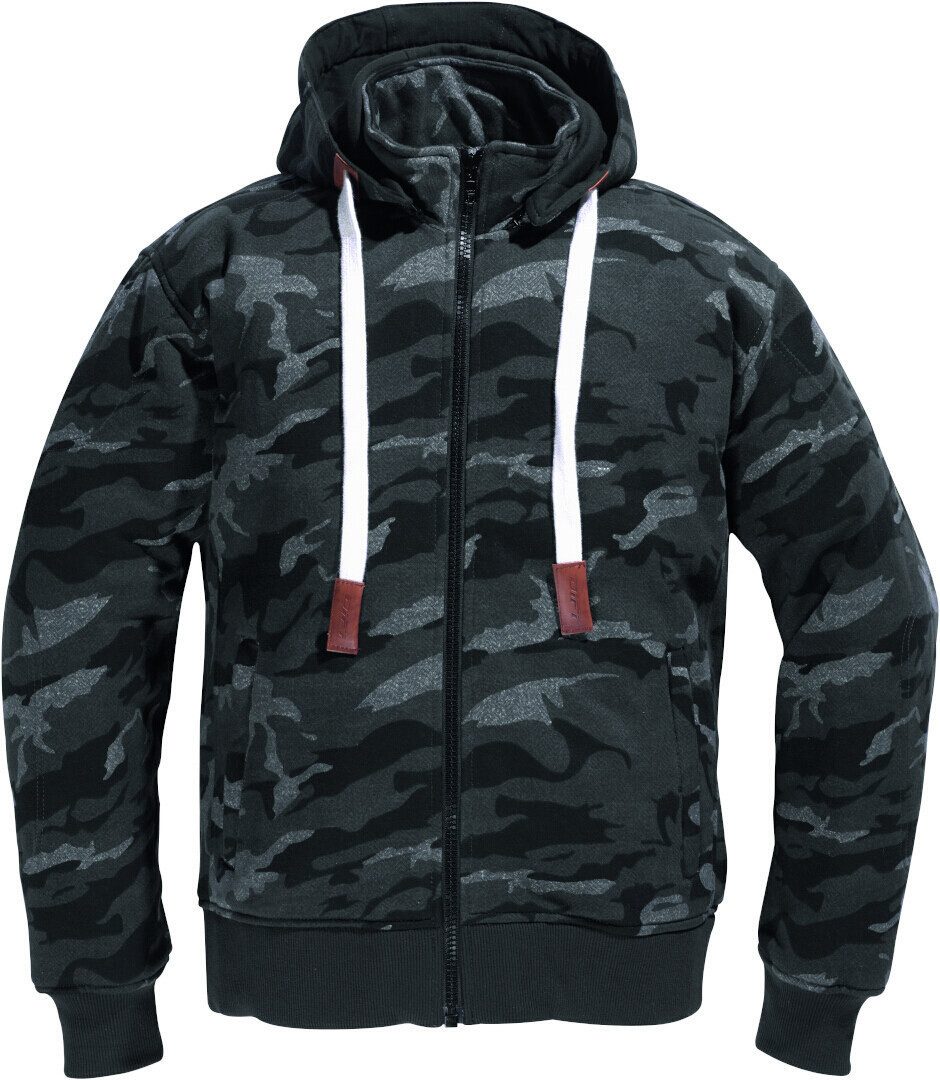 Motorradjacke Downtown Camo Motorrad Zip Hoodie