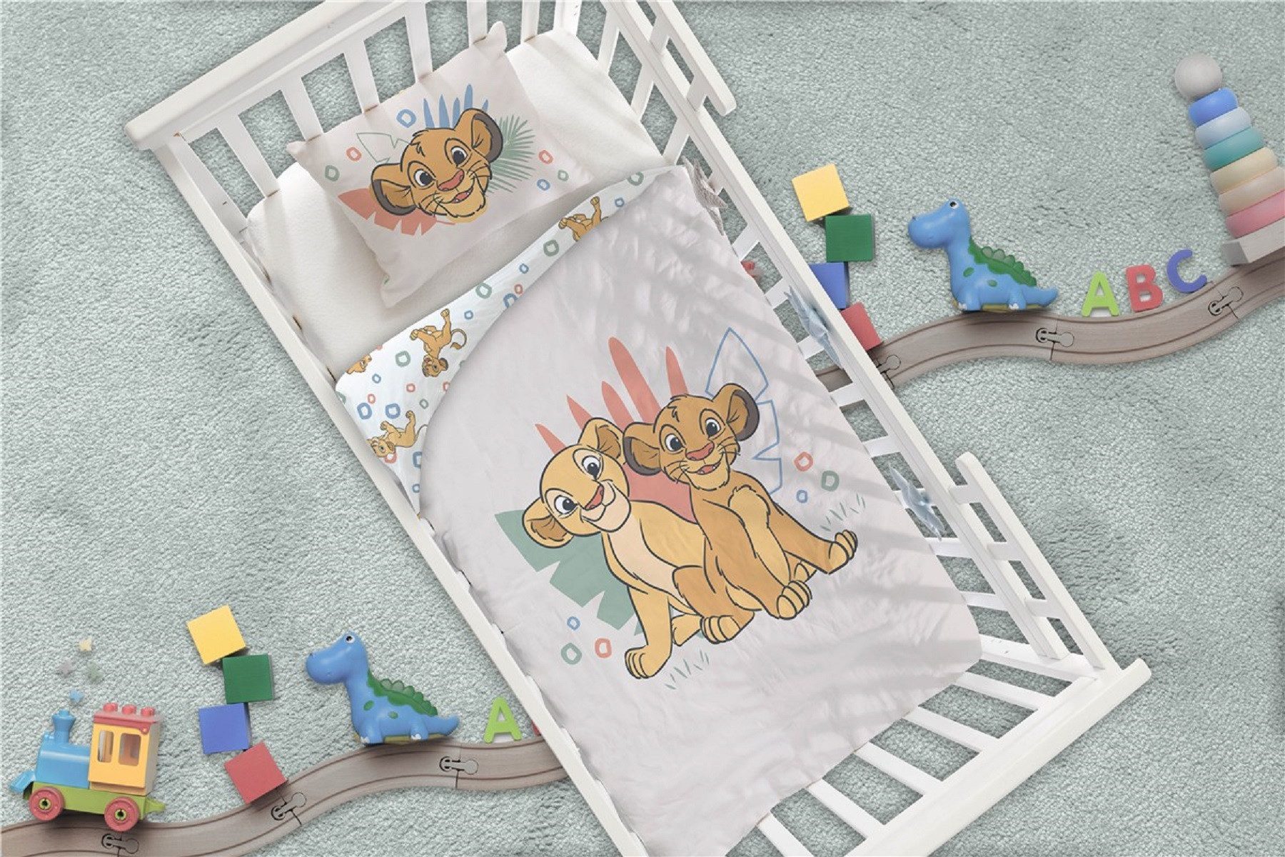 Disney The Lion King Kinderbettwäsche 1x Deckenbezug 100x140 & 1x Kissenbez günstig online kaufen