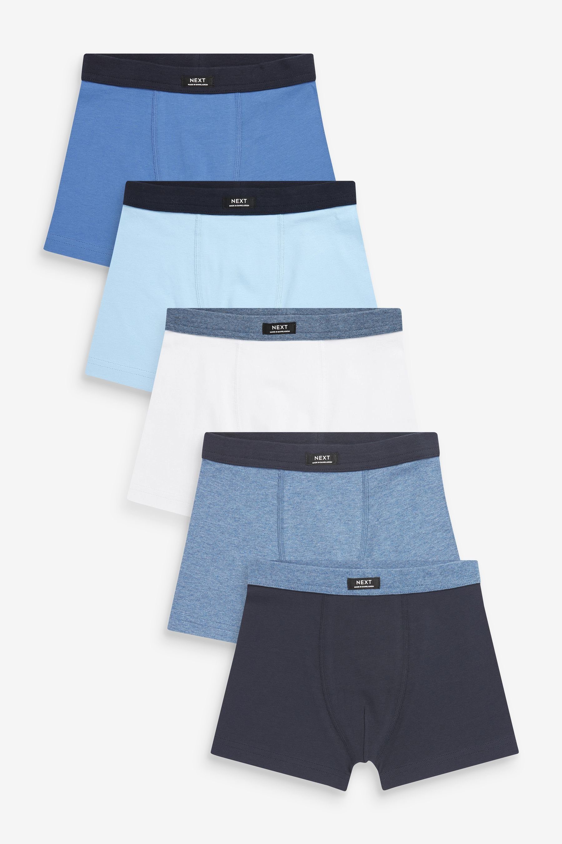 Next Trunk Boxershorts Accessoires ganze 5er-Pack und für (5-St), mit Familie Taillenbund, weichem die Mode