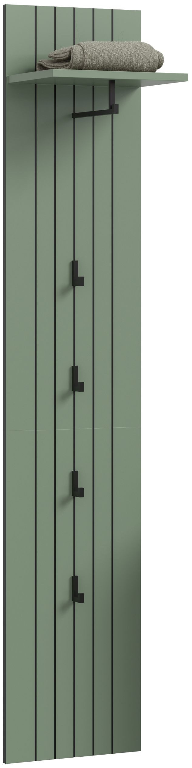 xonox.home Garderobenpaneel, in Smoke Green Nachbildung B/H/T ca.: 31/160/27 cm