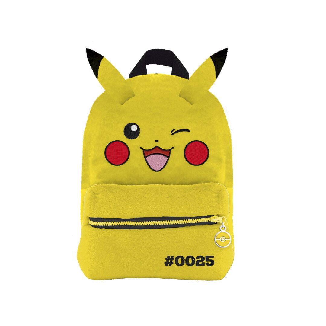 POKÉMON Kinderrucksack Pokémon Pikachu Plüschrucksack Kinder Funktions (1-tlg)