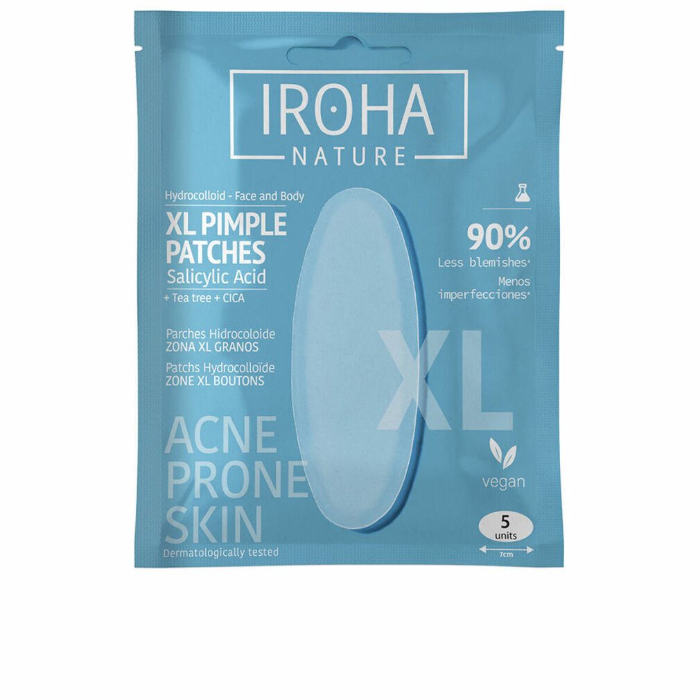 Iroha Körperpflegemittel Hydrokolloidpflaster für zu Akne neigende Haut XL 5 Einheiten
