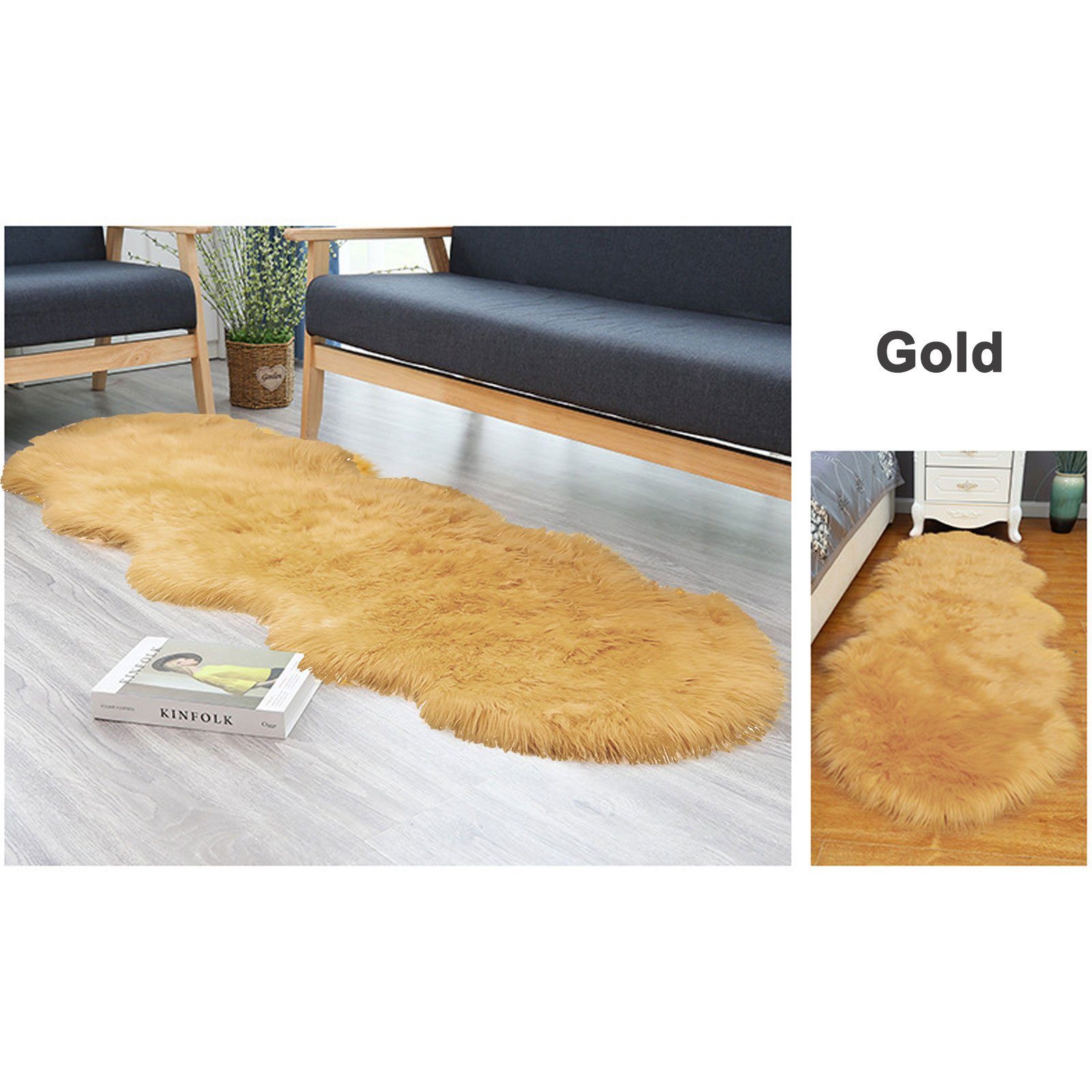 OKWISH Hochflor-Teppich Hochflor Teppich Wohnzimmerteppich Schlafzimmer günstig online kaufen